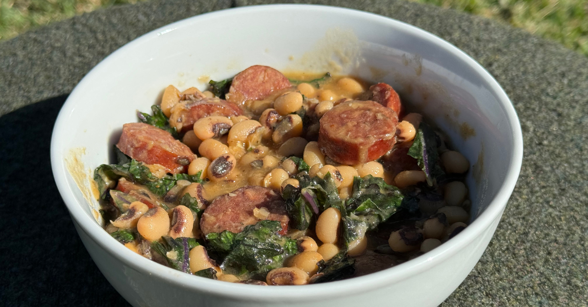 Kountry Sausage and Black-Eyed Peas