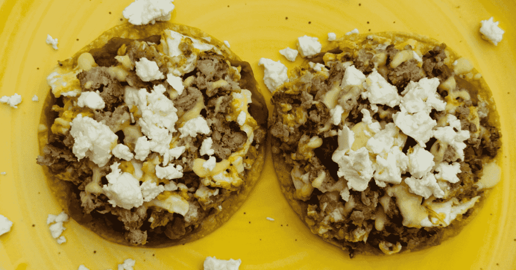 Breakfast Sausage Tostadas