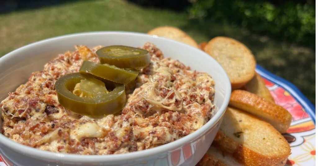 Spicy Sausage Jalapeño Popper Dip