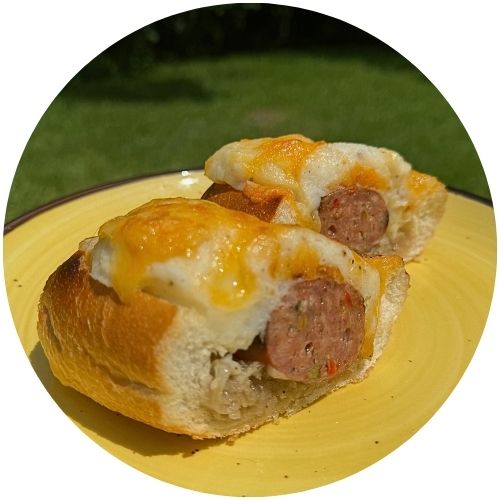 Sausage Bread Boats