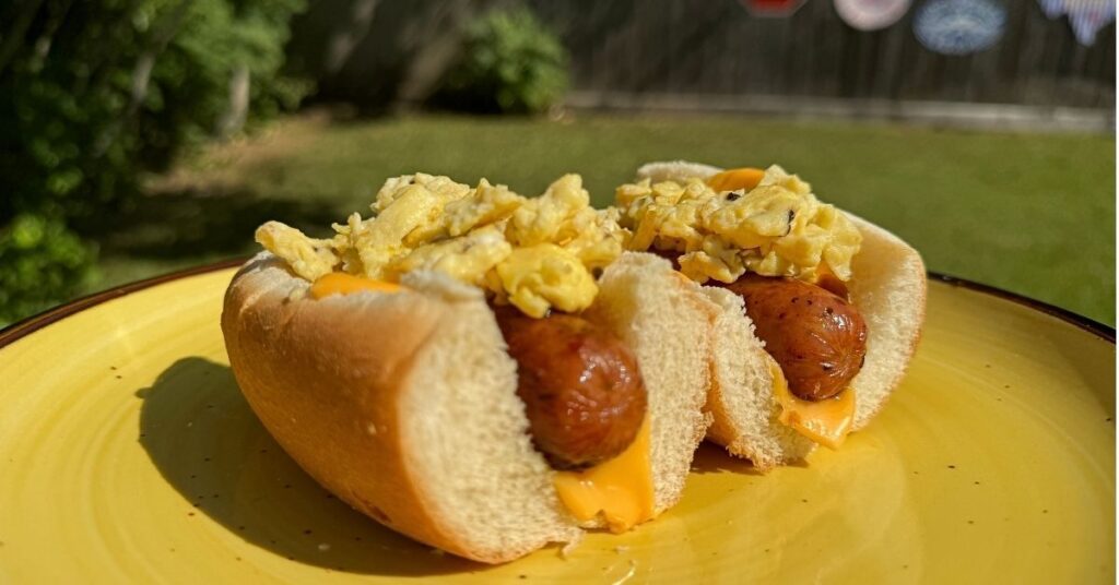 Mini Breakfast Hot Dogs with Skinless Sausage