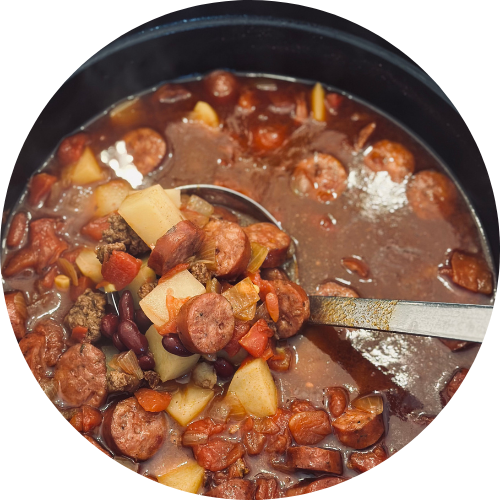 kowboy stew with kountry boys sausage