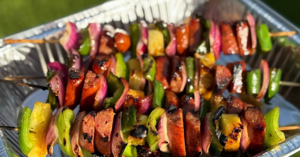 Jalapeño Sausage Kampfire Kebabs