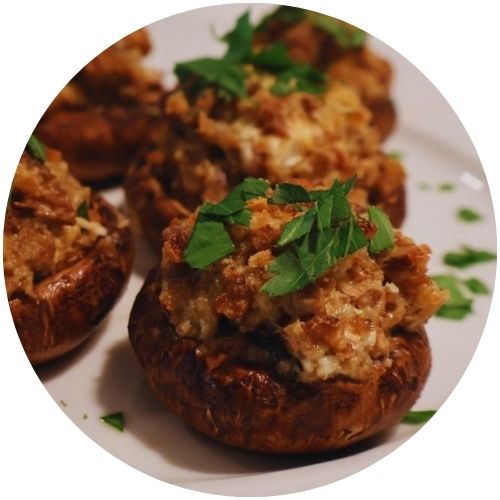Sausage-Stuffed Mushrooms