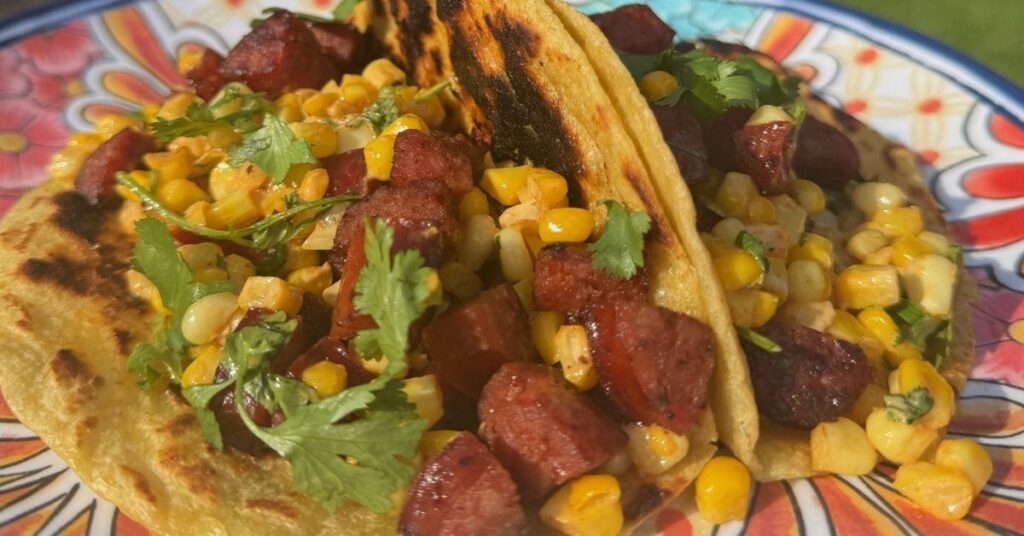 Jalapeño Sausage & Mexican Street Corn Tacos