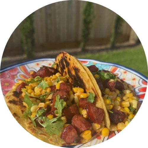 Jalapeño Sausage & Mexican Street Corn Tacos