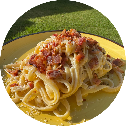 Creamy Bacon Alfredo