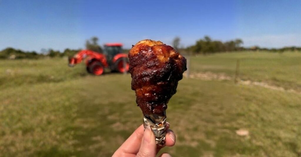 bacon-wrapped chicken lollipop