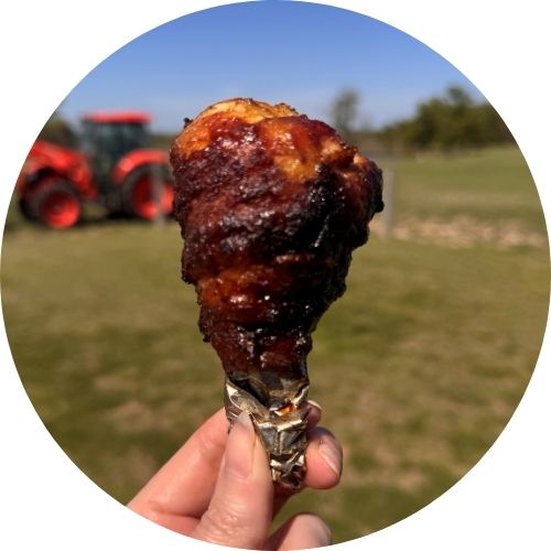 bacon-wrapped chicken lollipop